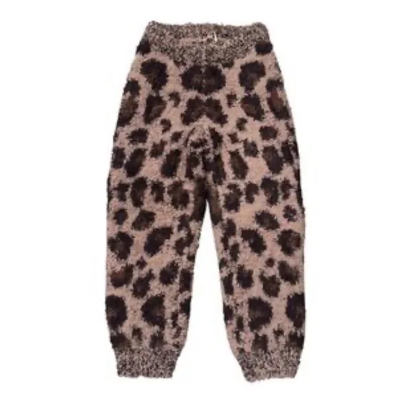 🐆✨ NWT SKIMS Cozy Fair Isle Kids Jogger | Size 2T/3T ✨🐆 - Picture 1 of 5